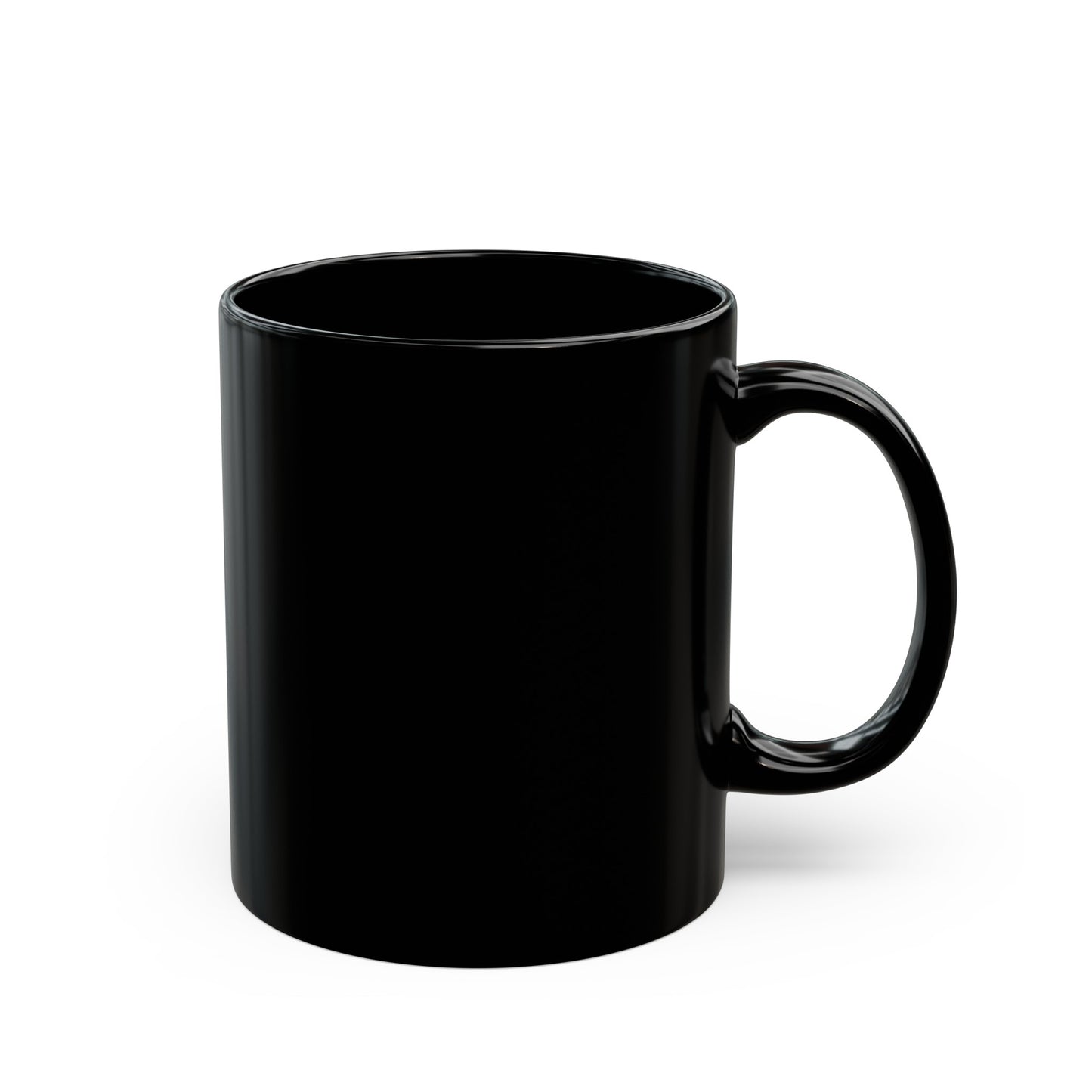 gay and famous at the end of the world black ceramic coffee mug