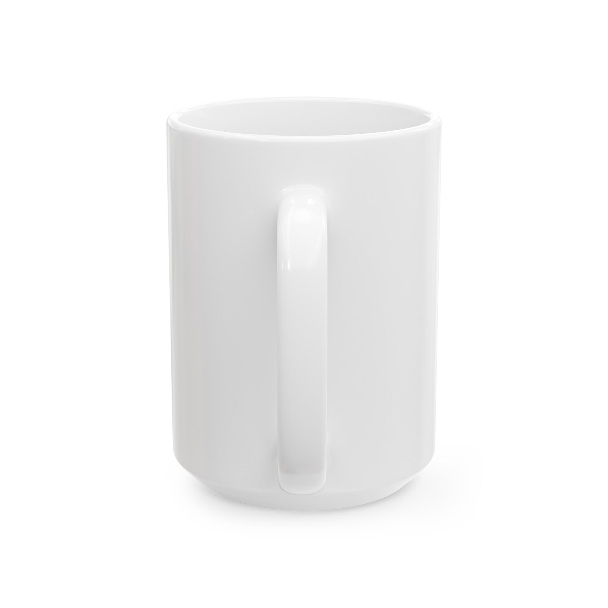 "Fierce, Fabulous & full of caffeine" coffee mug in white porcelain | Clock this mug